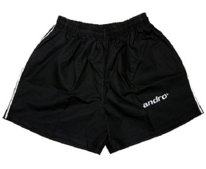 andro 柔軟纖維短褲　黑/白　　　SIZE: XS,